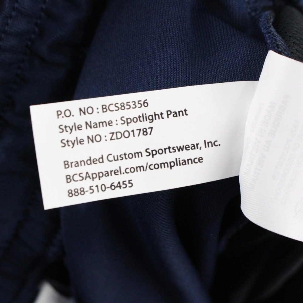 Nike Dayton Flyers Spotlight Pants Mens Size M Navy Blue Polyester NEW - Picture 9 of 14